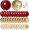 Burgundy and Gold Balloons Garland 106 pcs Latex Balloons Arch Kit for Baby Shower Birthday Wedding Engagement Anniversary Christmas Festival Picnic or any Friends & Family Party Decorations