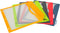 C-Line 5-Tab Binder Pockets with Write-On Index Tabs, Assorted Colors, 8.5 x 11 Inches, 5 Pockets per Set (06650)