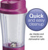 Hamilton Beach Shakes and Smoothies with BPA-Free Personal Blender, 14 oz, Raspberry
