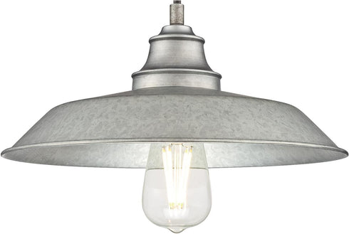 Westinghouse Lighting 6354600 Iron Hill Pendant, 1 Light, Galvanized Steel