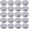 Hulless 20 Pack 1 Ounce Aluminum Tin Jar Refillable Containers 30ml Aluminum Screw Lid Round Tin Container Bottle for Cosmetic ,Lip Balm, Cream