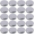 Hulless 20 Pack 1 Ounce Aluminum Tin Jar Refillable Containers 30ml Aluminum Screw Lid Round Tin Container Bottle for Cosmetic ,Lip Balm, Cream