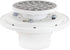 EZ-FLO 15301 PVC Low-Profile Floor & Shower Drain, 2 inch x 3 inch, White