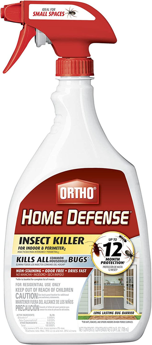 Ortho 0221310 Home Defense Insect Killer for Indoor & Perimeter 2 Ready-to-Use, 24 oz