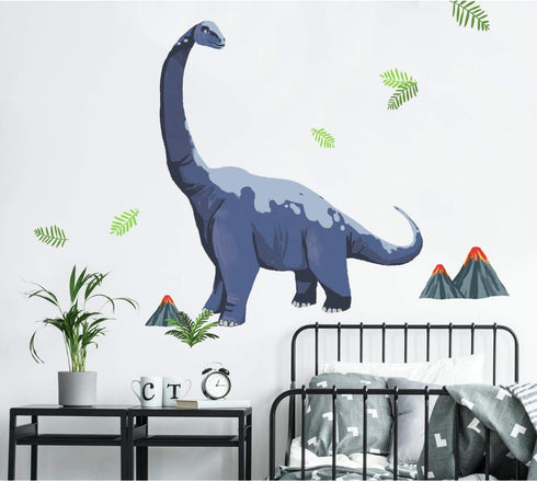 RoomMates RMK4104GM Brachiosaurus Dinosaur Peel and Stick Giant Wall Decals
