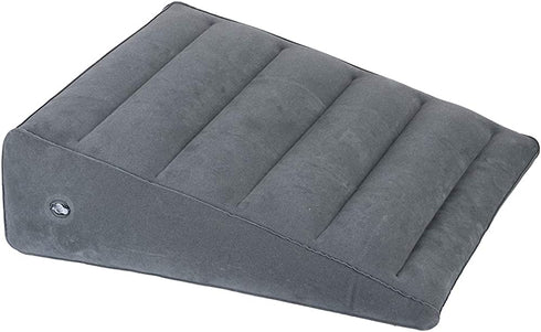 Inflatable Wedge Pillow - Lightweight and Portable, Fast Inflating/Deflation Through The Valve, Suitable for Travel/ Inflatable Portable Bed Wedge 23.6" x 22" x 7"