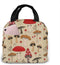 The Various Mushroom Art Lunch Bag For Women Girls Kids Insulated Picnic Pouch Thermal Cooler Tote Bento Large Meal Prep Cute Bag Big Leakproof Soft Bags For Lunch Box, Camping, Travel, Fishing