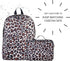 Fenrici Cheetah Lunchbox for Boys, Girls, Kids Insulated Lunch Bag, Perfect for Preschool, K-6, Soft Sided Compartments, Spacious, BPA Free, Food Safe,10.8in x 9.2in x 3.8in (Cheetah Print)