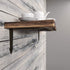 Shelf-Made Heartland Steel 10 in. D x 1.5 in. W x 7.5 in. H Bronze, 50 lbs, Decorative Shelf Bracket