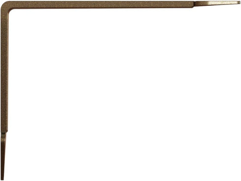 Shelf-Made Heartland Steel 10 in. D x 1.5 in. W x 7.5 in. H Bronze, 50 lbs, Decorative Shelf Bracket