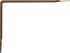 Shelf-Made Heartland Steel 10 in. D x 1.5 in. W x 7.5 in. H Bronze, 50 lbs, Decorative Shelf Bracket