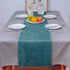 Aqua Teal Mandala Floral Table Runner Dresser Scarves,Linen Burlap Table Runners Cloth for Dinner Holiday Party, Kitchen Decor Indian Boho Ethnic Style 13x90inch