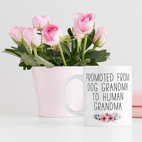 New Baby Reveal Gift For Grandma, Grandma To Be Mug From Daughter for Christmas, Baby Pregnancy Announcement Gift, Cute Mug For Woman, New Grandmother Gift, Future Grandma Coffee Mug