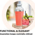 OGGI Groove Insulated Cocktail Shaker-17oz Double Wall Vacuum Insulated Stainless Steel Shaker, Tritan Lid has Built In Strainer, Ideal Cocktail Mixer, Martini Shaker, Margarita Shaker, Coral