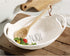 Mud Pie Vintage Inspired Handles Serving Bowl Set, One Size, White
