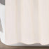 Lush Decor Lillian Shower Curtain | Textured Shimmer Circle Design Bathroom, 72 x 72, Beige