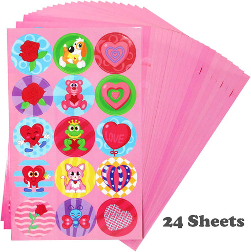JOYIN 120+Pcs Happy Valentines Day Party Favor Supplies Set includes Heart Glasses, Bracelet, bookmark Perfect for Kids, Preschool Decorations, Photo Props, Wedding, Baby Shower, and School Classroom Prizes