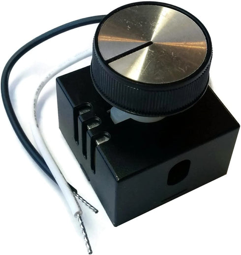 Midwest Hearth Fan Speed Control Kit | Fireplace and Stove Blowers | On/Off Variable Speed Controller with Rheostat Knob and Hardware