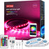 Smart RGB Strip Light 33ft, VANANCE Color Changing WiFi LED Tape Light, Smart App/Remote Control, Works with Alexa Google Assistant, Smart Light Strip for Bedroom, Home, Kitchen, Party (2x5m)