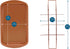 Baking with G&S Nonstick Brownie Pan with Divider, Copper, 3-Piece Set, Durable and Easy to Use