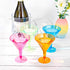 Supernal 72 pcs Plastic Martini Glasses,7oz Plasitc Dessert Cups,Colors Plastic Cocktail Glasses, Neon Cocktail Cups Great for Appetizers,Plastic Glasses Perfect for Wedding and Party