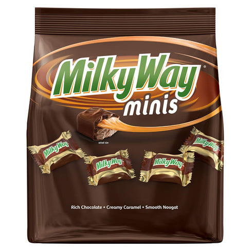 Milky Way Milk Chocolate Minis Size Candy Bars, 9.7 Oz