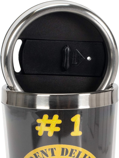 Dicksons Number 1 Bus Driver, Student Delivery Specialist 16 Ounce Stainless Steel Travel Tumbler Mug