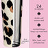 Kate Spade New York Insulated Stainless Steel Tumbler, Leopard Print 24 Ounce Double Wall Travel Cup with Lid, Forest Feline