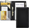 Black Server Books For Waitress/Waiter Book with Zipper Money Pocket,Cute Waitress Books Organizer Accessories Fit Server Aprons Note Pads (Black)