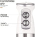Doilza 5 in 1 Immersion Hand Blender Handheld For Kitchen BPA-Free, White