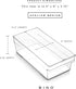 BINO | Plastic Storage Bins, Medium | THE HANDLER COLLECTION | Multi-Use Organizer Bins | Built-In Handle | BPA-Free | Pantry Organization | Home Organization | Fridge Organizer | Freezer Organizer