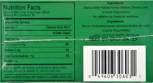 Uncle Lees China Green Dieters Tea Caffeine Free - Natural and Herbal - 30 Tea Bags (Pack of 4)