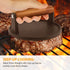 AJinTeby Cast Iron Grill Press, Bacon Press, Griddle Press with Wooden Handle, 7-Inch Round Heavy Duty Burger Press with Solid Wood Handle