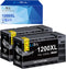 LxTek Compatible Ink Cartridge Replacement for Canon 1200XL PGI-1200 PGI1200XL to use with MAXIFY MB2720 MB2120 MB2320 MB2020 Printer (Black, 2 Pack-High Yield)