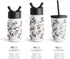 Simple Modern Disney Water Bottle for Kids Reusable Cup with Straw Sippy Lid Insulated Stainless Steel Thermos Tumbler for Toddlers Girls Boys 14oz Water Bottle Toy Story: Forky