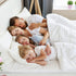 HOMEIDEAS 4 Piece Bed Sheets Set (Queen, White), 1800 Bedding Soft Brushed Microfiber Luxury Sheets, Deep Pockets, Easy Care, Wrinkle & Fade Free