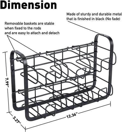 High Capacity 120 Tea Bags Organizer Storage and Display Rack for Cabinet and Counter, Wall Mount Available