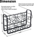 High Capacity 120 Tea Bags Organizer Storage and Display Rack for Cabinet and Counter, Wall Mount Available