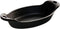 Lodge Heat Enhanced and Seasoned Cast Iron Oval Mini Server, 9-Ounce, Black