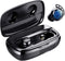 Tribit Wireless Earbuds, 100H Playtime Bluetooth 5.0 IPX8 Waterproof Touch Control True Wireless Bluetooth Earbuds with Mic Earphones in-Ear Deep Bass Built-in Mic Bluetooth Headphones, FlyBuds 3