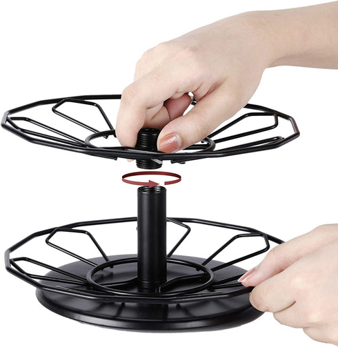 Flagship for Keurig Pod Holder K cup Carousel Coffee Pod Holder Stand Black Metal 5 Tier 35 Pods