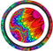 UNICEU Rainbow Boho Ethnic Tie Dye Print Car Steering Wheel Cover Stretch-On Anti-Slip Fashion Print Universal Fit,Keep Warm Comfortable for Car SUV
