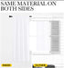 NICETOWN Bedroom Window Curtain Panels - Window Treatment Rod Pocket Drapes for Nursery (White, 2 Panels, 52" by 63")
