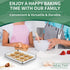 Baking Sheets Set of 2, HKJ Chef Cookie Sheets 2 Pieces Stainless Steel Baking Pans & Toaster Oven Tray Pans, Rectangle Size 9L x 7W x 1H inch & Non Toxic & Healthy & Easy Clean