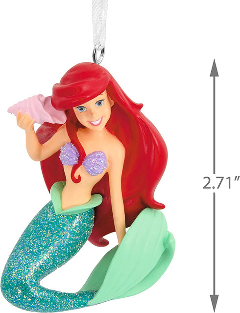 Hallmark Disney The Little Mermaid Ariel With Seashell Christmas Ornament