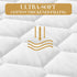 Twin XL Size Quilted Fitted Waterproof Mattress Pad, Breathable Mattress Protector, Premium Soft Filling Noiseless, 8-21 Inches Deep Pocket Mattress Cover (White)