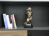 Abstract Sculpture Statue Sandstone Resin Keep Silent for Home Desktop Bookshelf Office Decoration 13.6 inches Tall (Gold)