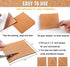 Self-Adhesive Cork Squares 110 PCS Cork Adhesive Sheets 4 x 4 Inch for Coasters and DIY Crafts, Cork Board Squares Cork Backing Sheets Mini Wall Cork Tiles Mat with Strong Adhesive