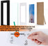 Picture Frames 10x12 Picture Frame Set of 2,Display Pictures 8x10 with Mat or 10x12 Without Mat for Wall or Tabletop Display Gallery Photo Frames,Pre-Installed Wall Mounting Hardware (Black)