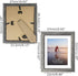 Edenseelake 8x10 Picture Frame Set of 4, Rustic Photo Frame for Tabletop or Wall Decoration, Grey